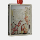 Die Sitzung des Pharaos und des Horus Silbernes Ornament (Rechts)