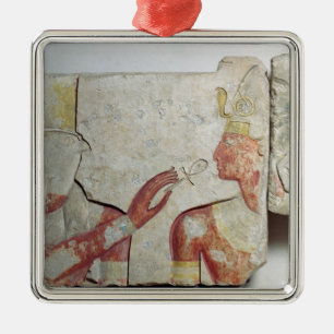 Die Sitzung des Pharaos und des Horus Silbernes Ornament