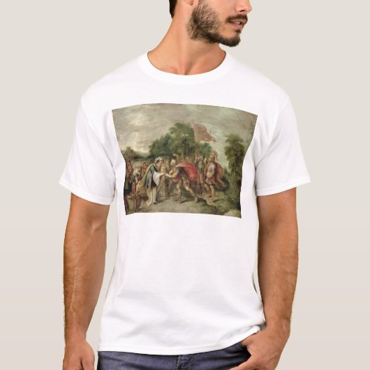 Die Sitzung von Abraham und von Melchizedek T-Shirt (Vorderseite)