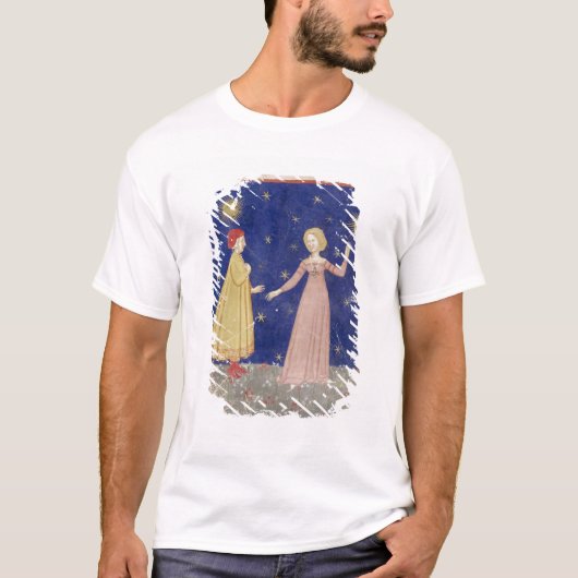 Die Sitzung von Dante und von Beatrice T-Shirt (Vorderseite)