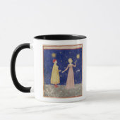 Die Sitzung von Dante und von Beatrice Tasse (Links)