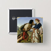 Die Sitzung von Jakob und von Rachel, 1853 Button (Vorne & Hinten)
