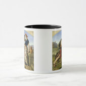 Die Sitzung von Jakob und von Rachel, 1853 Tasse (Zentrum)