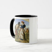Die Sitzung von Jakob und von Rachel, 1853 Tasse (Vorderseite Links)