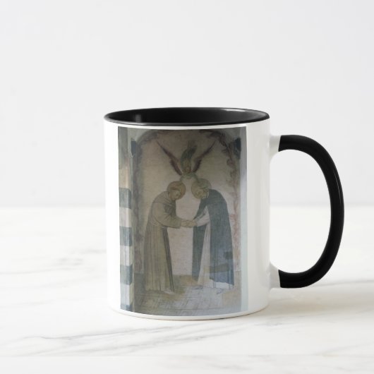 Die Sitzung von St Dominic und von St Francis Tasse (Rechts)