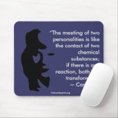 Die Sitzung von zwei Persönlichkeiten mousepad (Mit Mouse)