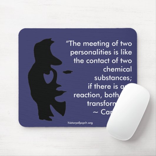 Die Sitzung von zwei Persönlichkeiten mousepad (Mit Mouse)