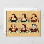 Die SIx-Ehefrauen von Henry VIII Classic Postkarte (Vorne/Hinten)