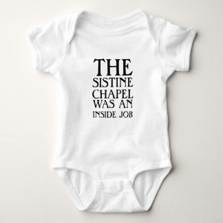 Die Sixtinische Kapelle war ein Insiderjob! Baby Strampler