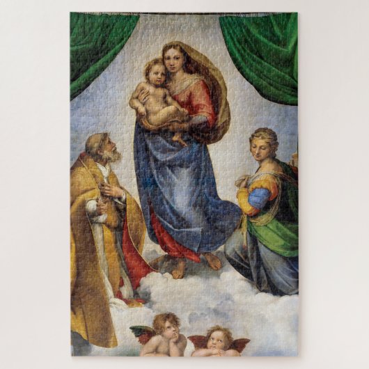 Die Sixtinische Madonna | Raffael | Puzzle (Vertikal)