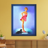 Die Skala liegt nicht bei Edward Runci Leinwanddruck (Insitu (Wohnzimmer))