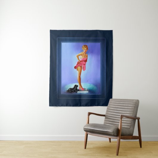 Die Skala liegt nicht bei Edward Runci Wandteppich (Beispiel)