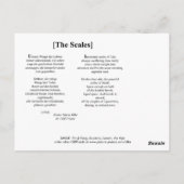 DIE SKALEN POSTKARTE (Rückseite)