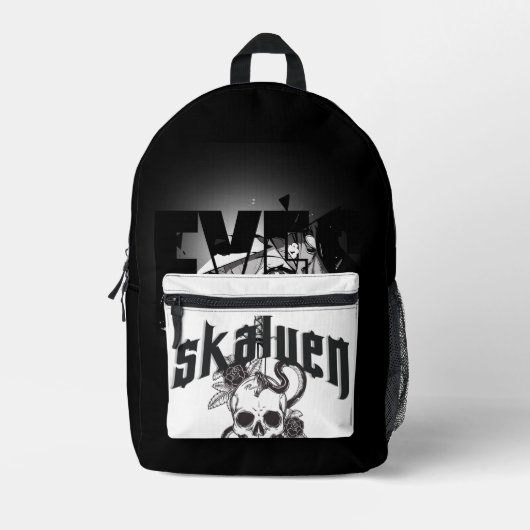 DIE SKALVEN BEDRUCKTER RUCKSACK (Vorderseite)
