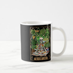 Die Skelettensaison der Pflanze Lover Tarot Card Kaffeetasse