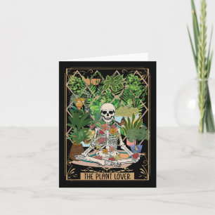 Die Skelettensaison der Pflanze Lover Tarot Card Karte