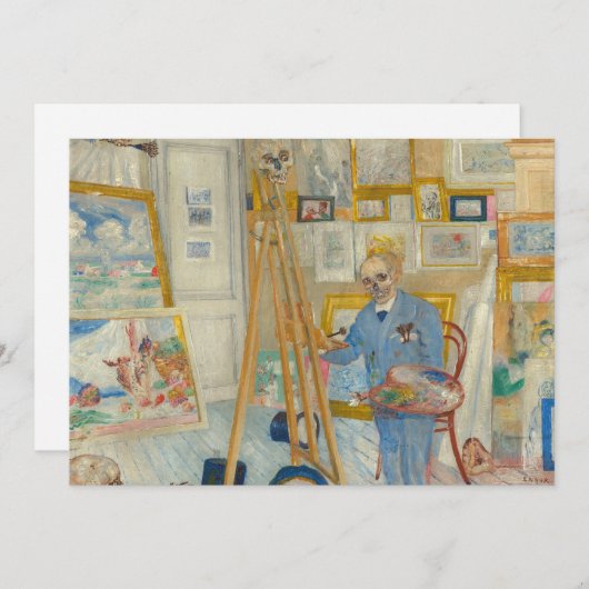 Die Skelettmalerei | James Ensor (Vorne/Hinten)