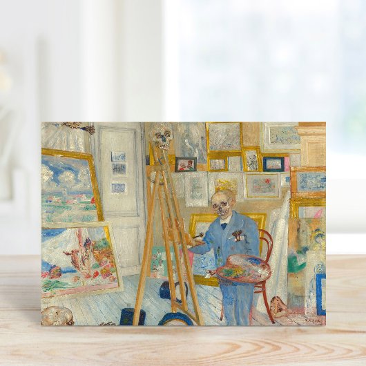Die Skelettmalerei | James Ensor Karte
