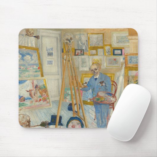 Die Skelettmalerei | James Ensor Mousepad (Mit Mouse)