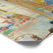 Die Skelettmalerei | James Ensor Poster (Ecke)