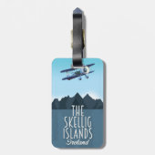 Die Skellig-Inseln Gepäckanhänger (Rückseite vertikal)