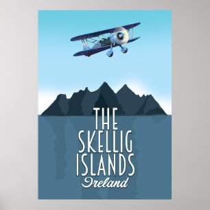 Die Skellig-Inseln Poster