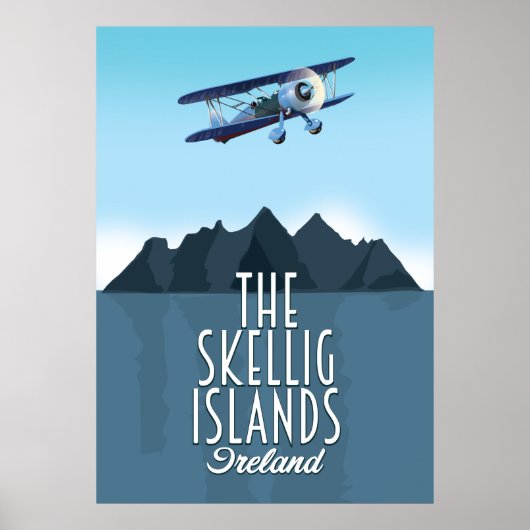 Die Skellig-Inseln Poster (Vorne)