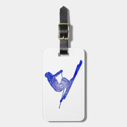 DIE SKI-RÄNDER GEPÄCKANHÄNGER (Vorderseite vertikal)