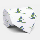 DIE SKI-ZEIT KRAWATTE (Gerollt)