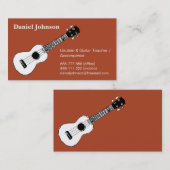 Die Skizze, lässig, entspannen sich Ukulele- und Visitenkarte (Vorne/Hinten)