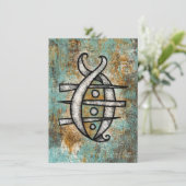 Die Skorpion-Grußkarte Karte (Stehend Vorderseite)