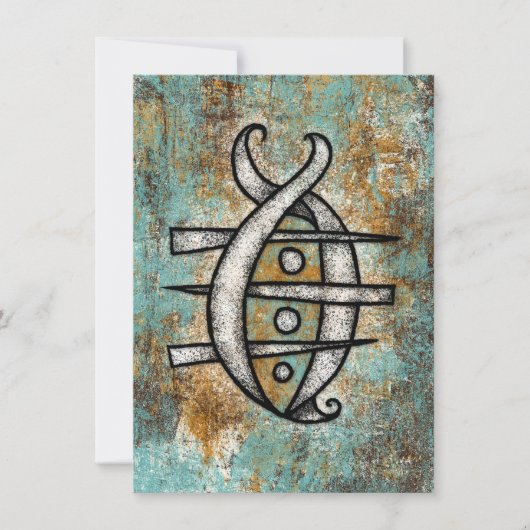 Die Skorpion-Grußkarte Karte (Vorderseite)