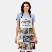 Die Skriptfamilie ist alles, was Foto Collage Mode Schürze (Getragen)
