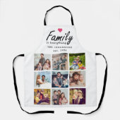 Die Skriptfamilie ist alles, was Foto Collage Mode Schürze (Vorderseite)