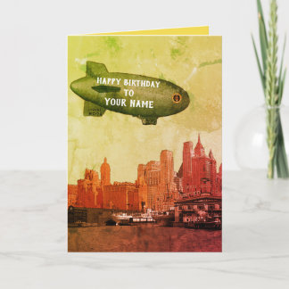 DIE SKYLINE DER NEW YORK CITY DER 1930ER JAHRE BLI KARTE