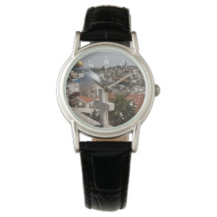 Die Skyline des alten Jerusalems Armbanduhr