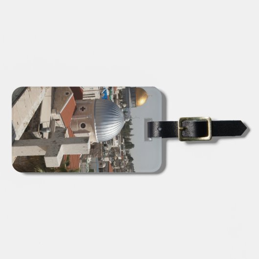 Die Skyline des alten Jerusalems Gepäckanhänger (Vorderseite horizontal)