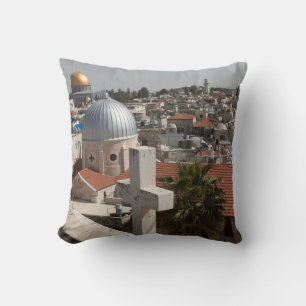 Die Skyline des alten Jerusalems Kissen