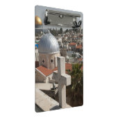 Die Skyline des alten Jerusalems Mini Klemmbrett (Schrägansicht)