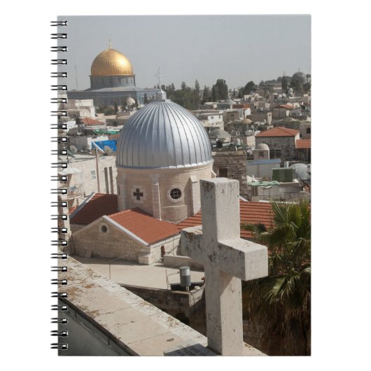 Die Skyline des alten Jerusalems Notizblock (Vorderseite)