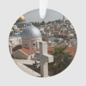 Die Skyline des alten Jerusalems Ornament (Vorderseite)