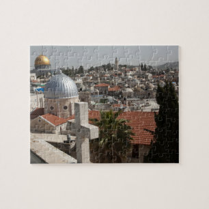 Die Skyline des alten Jerusalems Puzzle