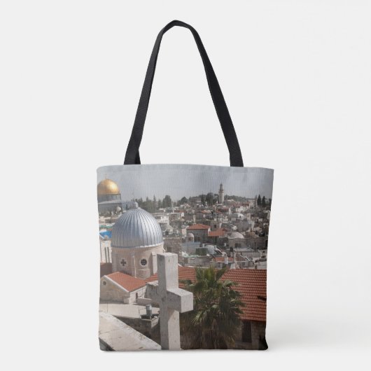 Die Skyline des alten Jerusalems Tasche (Rückseite)