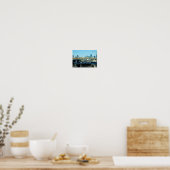 Die Skyline jagen Poster (Küche)