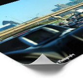 Die Skyline jagen Poster (Ecke)