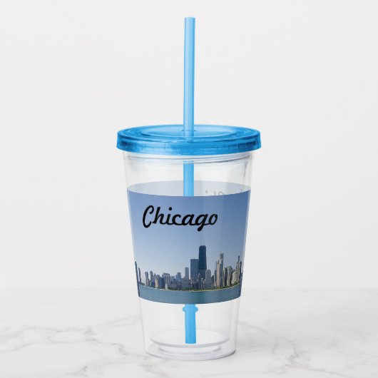 Die Skyline von Chicago Acryltrinkbecher (Vorderseite)