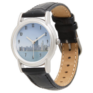 Die Skyline von Chicago Armbanduhr
