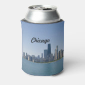 Die Skyline von Chicago Dosenkühler (Kanne Rückseite)