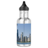 Die Skyline von Chicago Edelstahlflasche (Rechts)