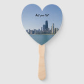 Die Skyline von Chicago Fächer (Vorderseite)